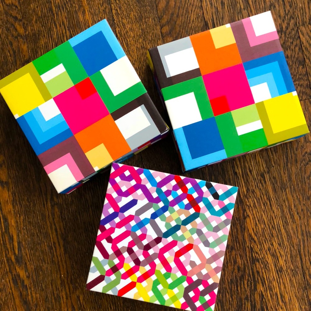 IKEA Multicolor Geometric PJATTERYD 6x6in Prints